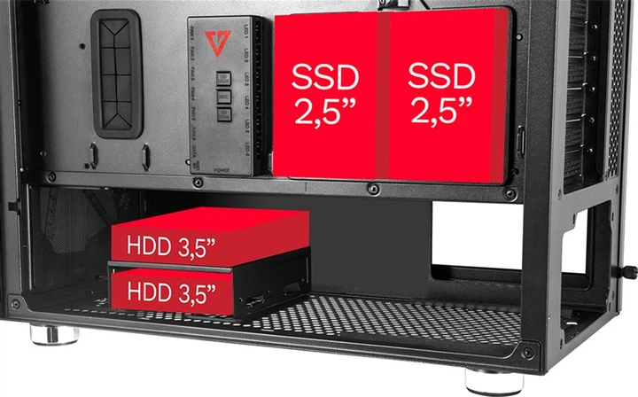 Obudowa Modecom Amirani ARGB czarna (AT-AMIRANI-PG-10-000000-0) - obraz 10