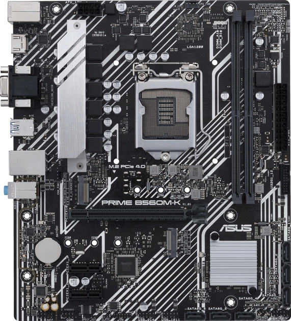 Материнская плата Asus Prime B560M-K (s1200, Intel B560, PCI-Ex16) - изображение 1