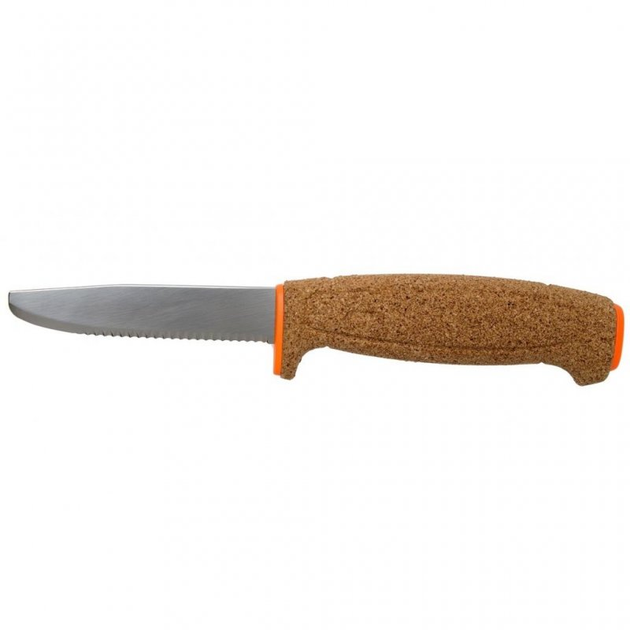 Ніж Morakniv Floating Serrated Knife, нержавіюча сталь, пробкова ручка (13131) - зображення 1