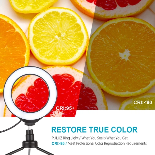 Кольцевой свет Puluz PU421B Ring Light 12см (4W) - изображение 4