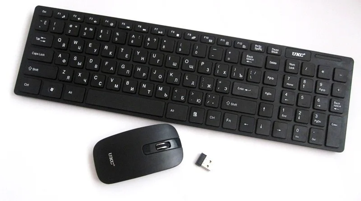 Беспроводный комплект (клавиатура и мышка) Wireless K06 Black (2230) (4636) gl79 - изображение 3