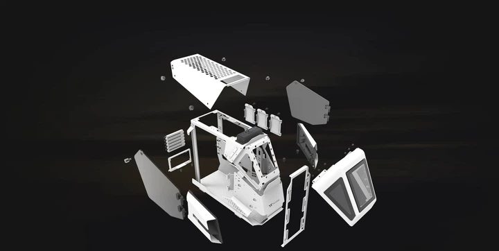 Obudowa Thermaltake AH T200 Micro Chassis White (CA-1R4-00S6WN-00) - obraz 10