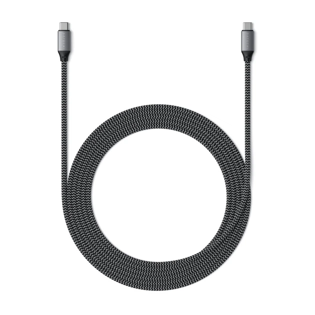 Kabel Satechi USB-C to USB-C 100W Space Gray (2 m) (ST-TCC2MM) - obraz 5