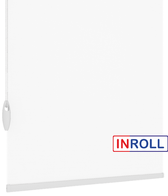 Ролета тканевая INROLL Есо-Mini 42,5х165 см Len Белый 800 - Фото 4 Ролета тканевая INROLL Есо-Mini 42,5х165 см Len Белый 800 - изображение 4