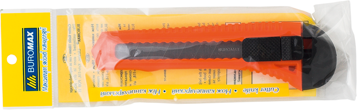 Набор ножей канцелярских Buromax 18 мм 25 шт (BM.4646) - Фото 2 Набор ножей канцелярских Buromax 18 мм 25 шт (BM.4646) - изображение 2