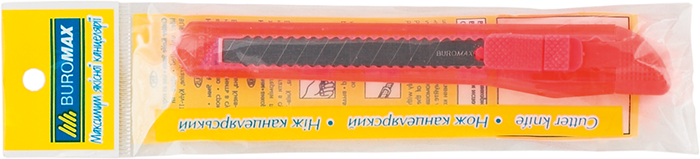 Набор ножей канцелярских Buromax 9 мм 60 шт (BM.4631) - Фото 4 Набор ножей канцелярских Buromax 9 мм 60 шт (BM.4631) - изображение 4