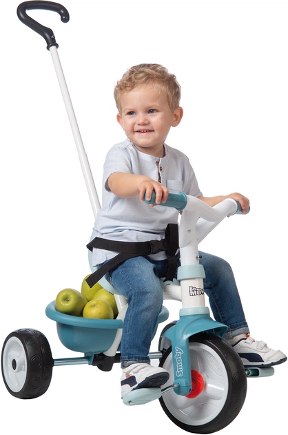 Rowerek dziecięcy 2w1 Smoby Toys Bi Muvy metalik Niebieski 68x52x52 cm (7600740331) - obraz 4