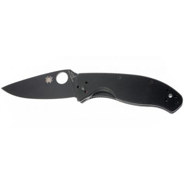 Ніж складний Spyderco Tenacious Black Blade (C122GBBKP) - изображение 1