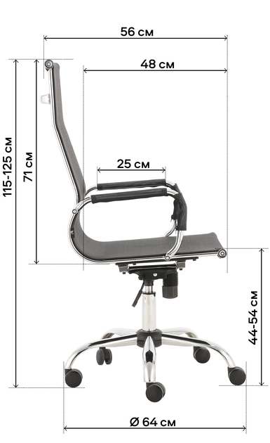 Офісне крісло GT Racer X-2816B Mesh Gray - Фото 2 Офісне крісло GT Racer X-2816B Mesh Gray - зображення 2