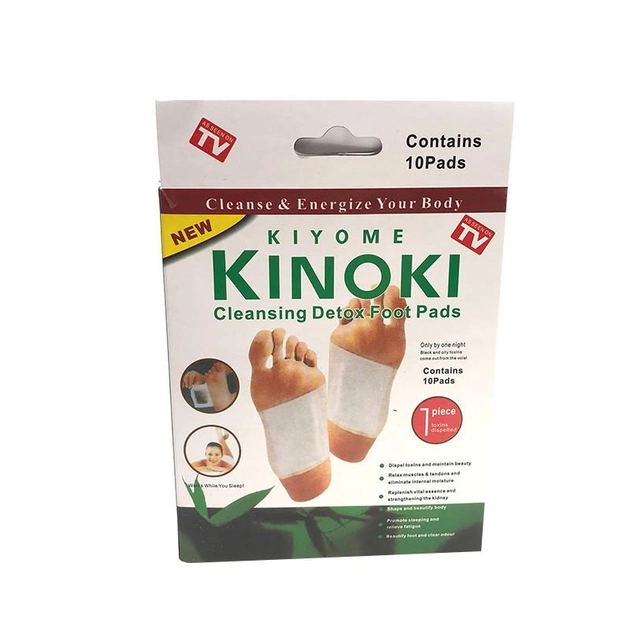 Детокс-пластирі на стопу Kinoki Кіноки, набір 10 шт - зображення 1