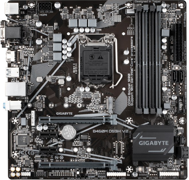 Gigabyte b460m ds3h v2 совместимость с процессорами