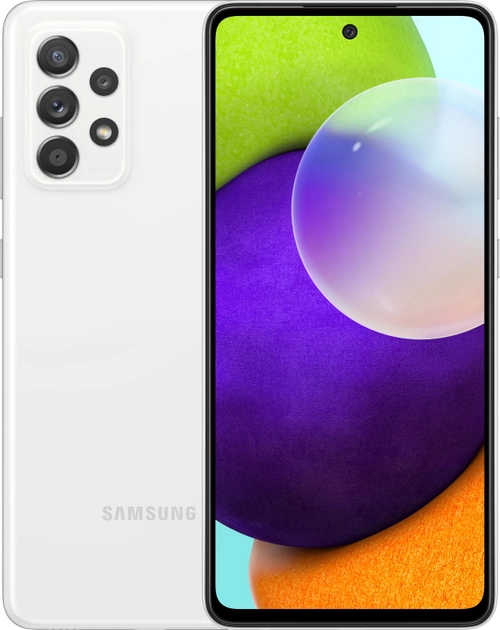 Мобильный телефон Samsung Galaxy A52 4/128GB White - изображение 1