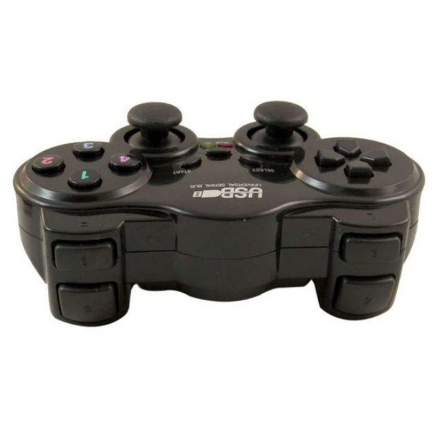 Беспроводной bluetooth джойстик для ПК PC GamePad DualShock вибро EW-800 Черный - зображення 6