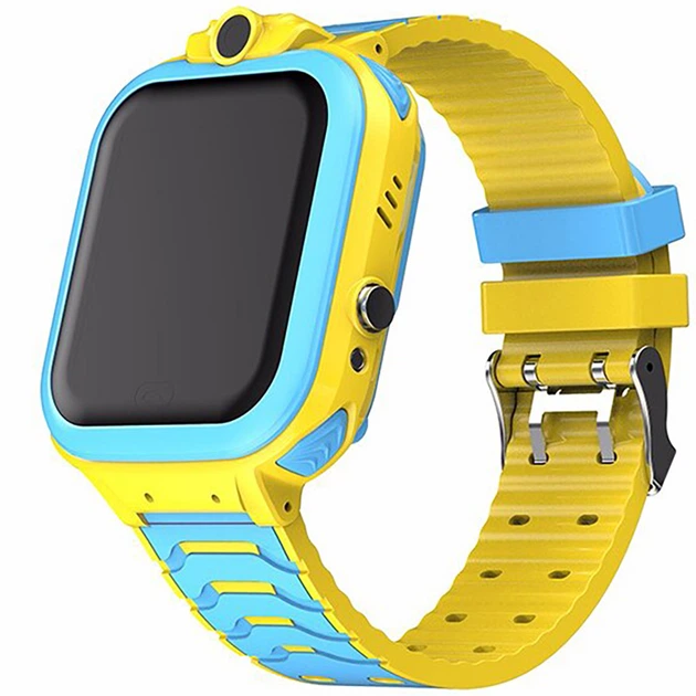 Детские умные часы Smart Baby Watch T16 с GPS Голубые-Желтый (RO-21939) - изображение 2