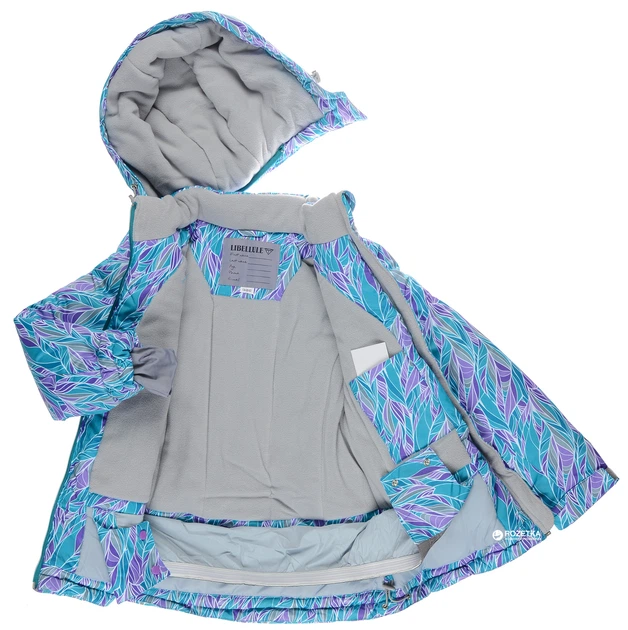 Зимняя куртка Baby Line Z-107-17 Hilda 134 см Бирюзовая с серым (ROZ6205001342) - Фото 3 Зимняя куртка Baby Line Z-107-17 Hilda 134 см Бирюзовая с серым (ROZ6205001342) - изображение 3