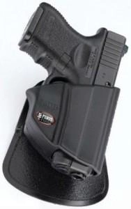 Кобура Fobus для Glock-26 с поясным фиксатором black (2370.22.60) - изображение 1