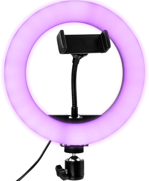 Кільцева LED-лампа Gelius Pro Halo RGB Ring 26 см GP-LR026 (2099900836923) - зображення 5
