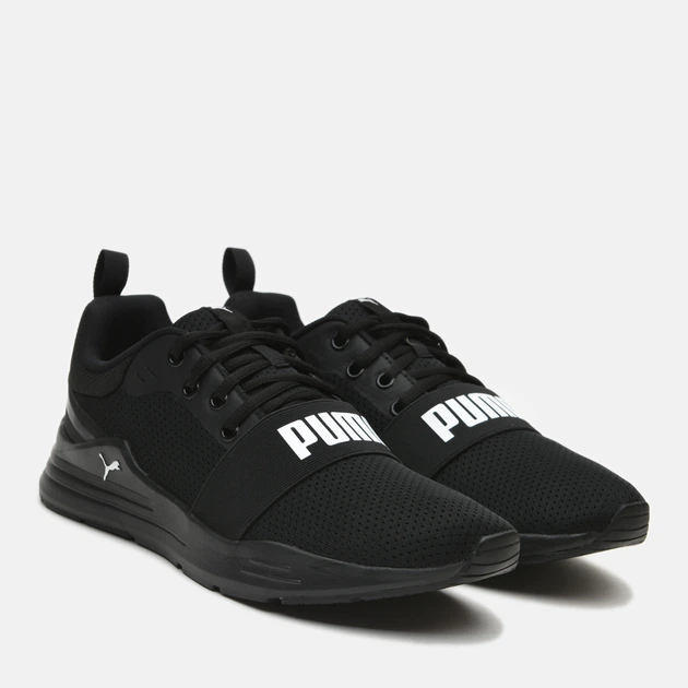 Buty sportowe męskie z siatki na platformie do kostki lekkie Puma Wired Run 37301501 42.5 (8.5 UK) 27.5 cm Czarne (4062453108500) - obraz 2