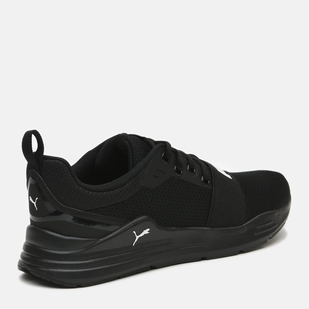 Buty sportowe męskie z siatki na platformie do kostki lekkie Puma Wired Run 37301501 42.5 (8.5 UK) 27.5 cm Czarne (4062453108500) - obraz 4