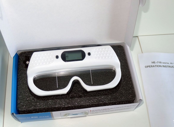 Пупиллометр цифровий PPD HE - 710 прилад для підбору окулярів PD - зображення 2