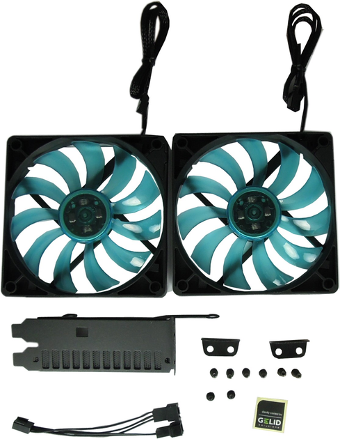 Охлаждение для видеокарт Gelid Solutions PCI Slot Fan Holder (SL-PCI-02 ...