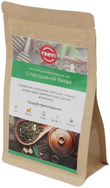 Чай зелений розсипний Trevi Стародавній Китай 100 г від Rozetka на платформі USKIDKA Акція на Чай зелений розсипний Trevi Стародавній Китай 100 г від Rozetka