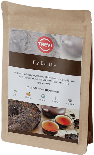 Чай чорний Trevi Пуер Шу 100 г від Rozetka на платформі USKIDKA Акція на Чай чорний Trevi Пуер Шу 100 г від Rozetka