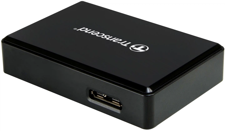 Кардрідер Transcend TS-RDF9K2 USB3.1 Gen1 All-in-1 Multi Card Reader UHS-II SD/microSD/CF - зображення 2