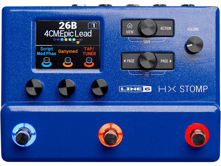 ギター LINE6 HX STOMP ◁ Гитарный процессор эффектов Line6 HX Stomp • лучшая цена