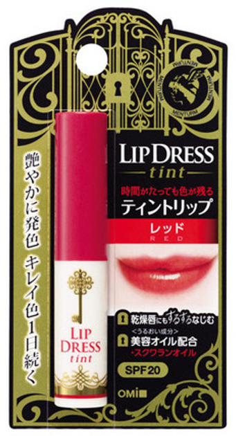 Акция на Тинт-бальзам для губ Omi Menturm Lip Dress Зволожувальний для губ Red SPF20 2 г от Rozetka
