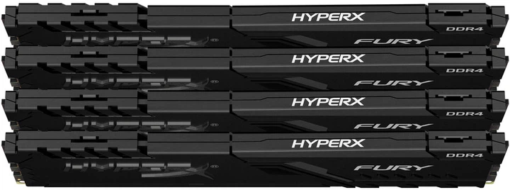 Pamięć HyperX DDR4-3466 32768MB PC4-27700 (zestaw 4x8192) Fury Black (HX434C16FB3K4/32) - obraz 2