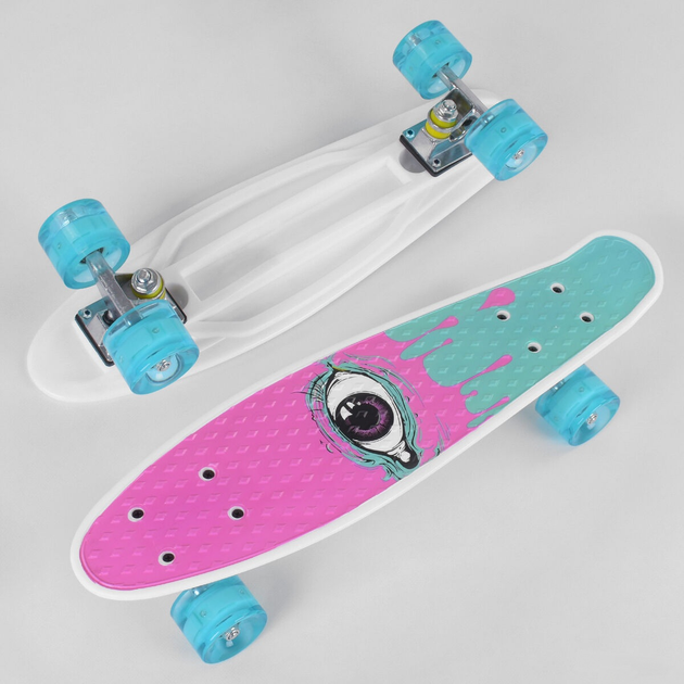Скейт Пенни борд (Penny Board) Best Board 29707 со светящимися колесами ...