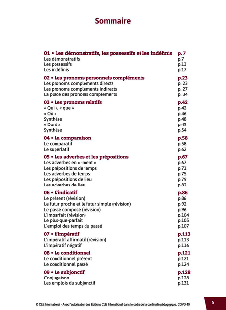 Pratique Grammaire. Livre B1. Corriges-Эвелин Сирежоль, Джованна Темпеста-Рено-(9782090389975) - изображение 5