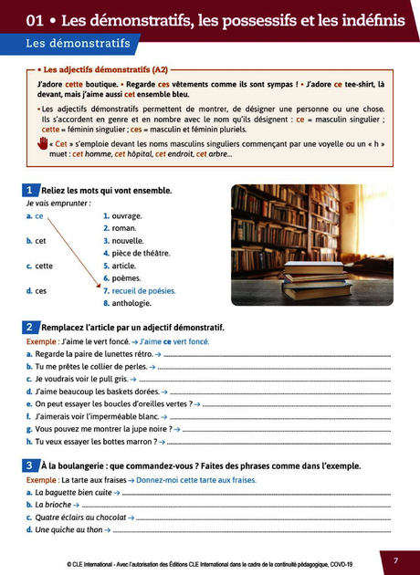 Pratique Grammaire. Livre B1. Corriges-Эвелин Сирежоль, Джованна Темпеста-Рено-(9782090389975) - изображение 7