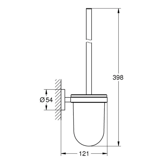 Ёршик для унитаза Grohe Essentials 40374001 (4005176326400) - изображение 10