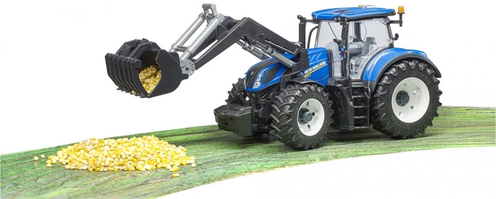 Ciągnik Bruder New Holland z ładowaczem (03121) - obraz 2