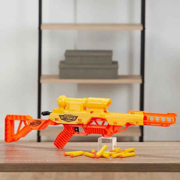 Blaster Hasbro Nerf Wolf Alfa Strike LR-1 (E7567) - Zdjęcie 2 Blaster Hasbro Nerf Wolf Alfa Strike LR-1 (E7567) - obraz 2