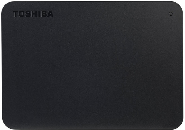 Жесткий диск Toshiba Canvio Basics + USB-C адаптер 2TB HDTB420EK3ABH / HDTB420EK3AB 2.5" USB 3.2 Gen1 External Black - изображение 1