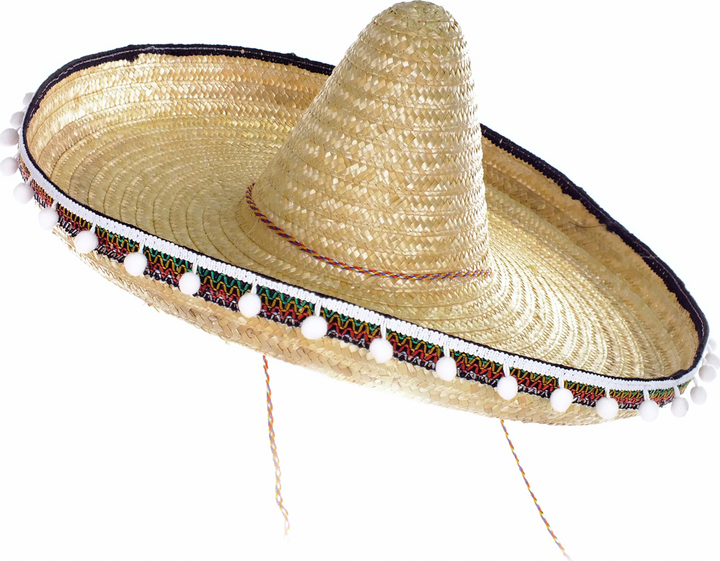 Карнавальная шляпа «Сомбреро», цвет красный 7642352