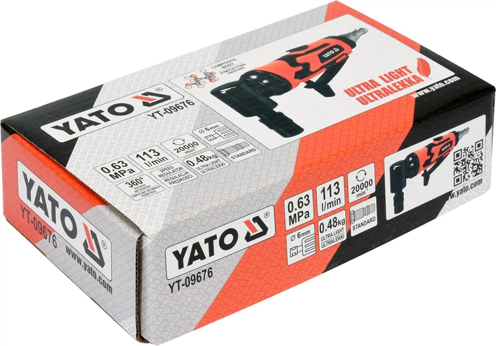 Szlifierka kątowa pneumatyczna YATO YT-09676 - obraz 3