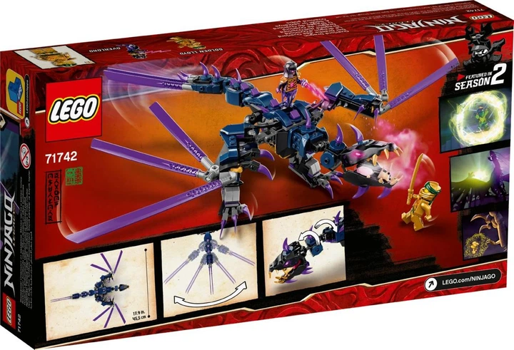 Lego Ninjago Дракон Оверлорда 71742 – игрушки с доставкой от ROZETKA