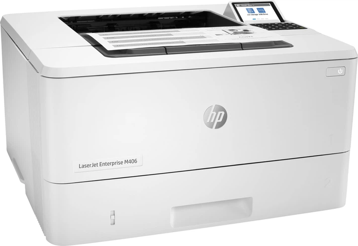 Принтер HP LaserJet Enterprise M406dn (3PZ15A) - зображення 2