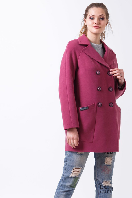 Oasis pink charmaine outlet button coat