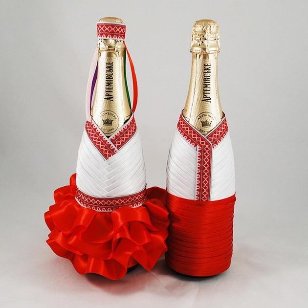 14 эксклюзивных идей, как сделать бутылку шампанского украшением новогоднего стола