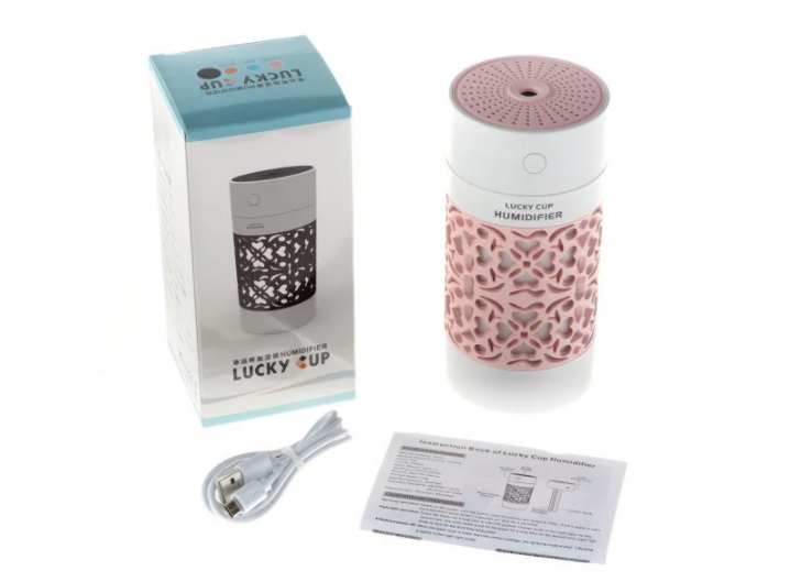 Увлажнитель воздуха Elite Lucky Cup Humidifier Бело-розовый (EL-1137) - изображение 4