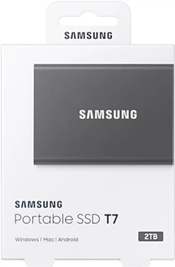 SSD диск Samsung Portable T7 2TB USB 3.2 Type-C (MU-PC2T0T/WW