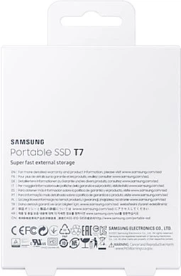 Dysk SSD Samsung Portable T7 2TB USB 3.2 Type-C (MU-PC2T0T/WW) External Grey - obraz 9