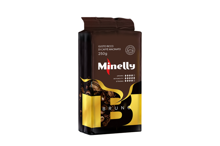 Кава мелена Minelly Bruno 250 г - Фото 1 Кава мелена Minelly Bruno 250 г - зображення 1
