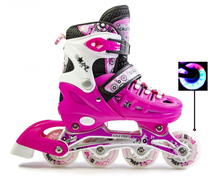 Ролики Scale Sports Pink, размер 34-37 