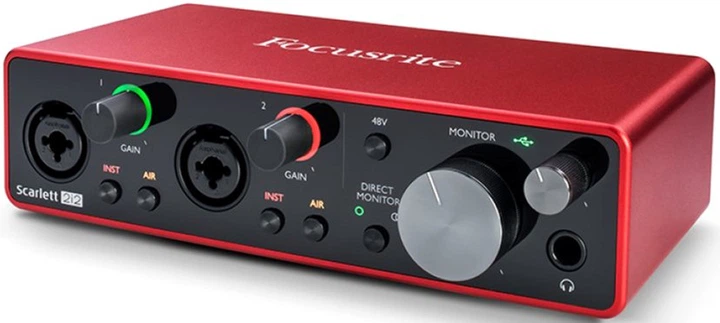 Аудиоинтерфейс Focusrite Scarlett 2i2 3rd Gen (228804) – фото